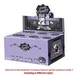 Sanrio Kuromi Äkta Blind Box Anime Collection Modellstaty Lycklig Spådom Serie Actionfigurer Dockor Söt Festivalpresent 6boxescompleteset