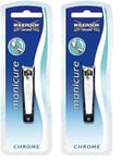 Wilkinson Sword Coupe Ongle Grand Modèle en Chrome (Lot de 2)