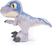 Peluche peluche Jurassic World Camp Cretaceous Baby Raptor 'Blue' 20 cm