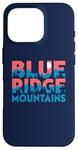 Coque pour iPhone 16 Pro Blue Ridge Mountains Typography Outdoors Art