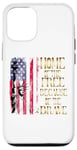 Coque pour iPhone 12/12 Pro T-shirt design Home Of The Free Because Of The Brave