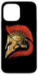 Coque pour iPhone 13 Pro Max Casque Spartiate Guerrier Mythologie Grecque Empire Romain