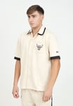 NEW ERA Chemises Homme Beige Chemise Manche Courte Chemise A NBA Chica