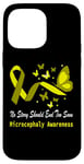 Coque pour iPhone 14 Pro Max Ruban jaune pour sensibilisation à la microcéphalie