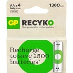 GP ReCyko+ AA / R06 1300mAh 1,2V (4 stk.)