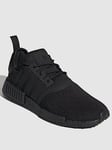 adidas Originals NMD_R1 Trainers - Black, Black, Size 6.5, Men