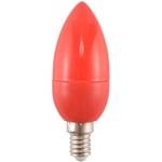 Tlily - led Bougie Bougie Ampoules Rouge Fortune Lampe Dieu Lumieres Economiseur D'energie Feux de bougies,E14