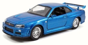 JADA TOYS - Voiture du film Fast & Furious – Nissan skyline GTR R34 de 2002 -...