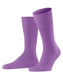 FALKE Men's Airport M SO Wool Cotton Plain 1 Pair Socks, Purple (Pink Iris 8943), 5.5-6.5