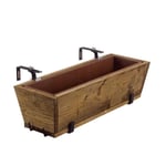 Support De Jardinière De Balcon En Bois Regen 55X22