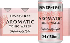 Fever-Tree Refreshingly Light Aromatic Tonic Water 8 X 150Ml (Pack of 3, Total 2