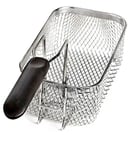 Lacor R69135A Panier à friteuse électrique 3,5 litres, Argenté