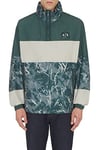 Armani Exchange Men's Camo Anorak Jacket, Green G/Lon.Fog/G.GA, XXL