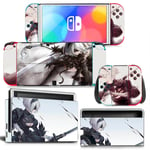 Kit De Autocollants Skin Decal Pour Switch Oled Console De Jeux Full Body, T1tn-Nsoled-1662