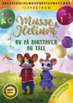 Musse & Helium - øv bokstaver og tall : aktivitetsbok med klistremerker