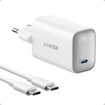 Anker Chargeur Nano, Chargeur de MacBook 100 W, Chargeur pour MacBook, iPad, iPhone, Galaxy, et Tous appareils USB-C, câble USB-C 1,80 m fourni