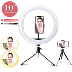 LED Light Lamp Selfie Camera Phone Studio Tripod Stand Video Dimmable Set