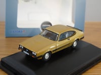 OXFORD THE PROFESSIONALS FORD CAPRI MK3 SOLAR GOLD CAR MODEL 76CAP002 1:76