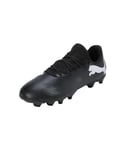 Puma Unisex Youth Future 7 Play Fg/Ag Jr Soccer Shoes, Puma Black-Puma White, 4 UK