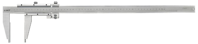 Pied à coulisse à vernier DIN862, réglage fin, métrique Limit CALG15205