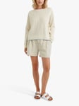 Chinti & Parker Cashmere Blend Summer Stitch Sweater, Cream