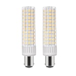 HKK  2 st B15d 10,5 W LED-ljuskälla ersättning 100 W B15d halogenlampa 1250 lumen, 100 % ny