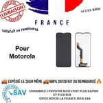 ✅ Écran LCD et Vitre Tactile Noir Sans Châssis Pour Motorola Moto E7 Plus ✅