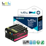 LCL Cartouche d'encre Compatible 950XL 951XL (1Noir 1Cyan 1Magenta 1Jaune) Remplacement pour HP Officejet Pro 251dw/276dw/8100/8600/8610/8620/8630/8640/8650/8660/8615/8625