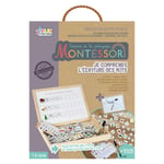 Tableau Éducatif Lettres "Montessori" 29cm Multicolore