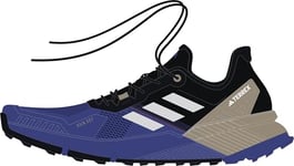 adidas Homme Terrex Soulstride Rain.rdy Trail Running Shoes Chaussures de Course sur Sentier, Semi Lucid Bleu Gris Un Cargo Blanch, 40 EU