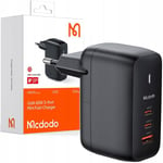 Kannettavan tietokoneen laturi, matkapuhelimen laturi, Mcdodo GaN 3.0 nopea lataus, USB-C PD USB-A 65W CH-0291