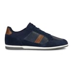 Geox Homme U Renan A Basket, Navy Lt Brown, 41 EU