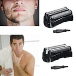 2pcs Shaver Foil&cutter Set Shaver Head Braun Series 3 Electric