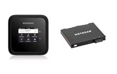 NETGEAR MR5200 Nighthawk Routeur Mobile 5G SIM WiFi 6 sécurisé puissant 1.8 Gbit/s, Connecte jusqu’à 32 appareils, Compatible toutes SIM tous opérateurs, Batterie longue durée