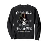 Ghost Hunting New Orleans Goth Skull Paranormal Sweatshirt