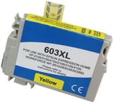 Epson Expression Home XP-2100 Yaha Blekkpatron Gul 603XL (4ml), erstatter Epson C13T03A44010 Y71134 (Kan sendes i brev) 50324992