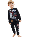 NAME IT Kids' Spiderman Pyjamas, Black