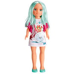 Nancy, Un Jour de Couleur, poupée 42 cm, Cheveux Vert et Tenue colorée, Jouet pour Enfants dès 3 Ans, GIOCHI PREZIOSI, NAC043