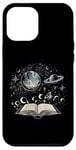 iPhone 14 Plus Book Galaxy Star Stars Pattern Print Case