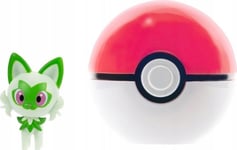 Pokemon Clip N Go Sprigatito And Poke Ball