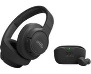 JBL Tune 770NC - Black + Wave Buds