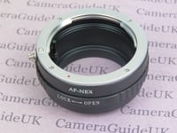 Lens Adapter Ring AF-NEX for Sony a7CR a7Cm2 ZV-E1 ZV-E10 FX30 a9 a7 a7R a7S