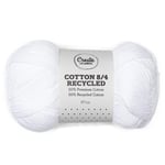 Cotton 8/4 Garn 100 g Recycled White A027 Adlibris