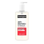 Neutrogena | Gel Nettoyant Anti-Boutons + Acide Salicylique + 2% PHA (200 ml) – Soin visage anti-boutons non comédogène et non gras – Nettoyant visage pour peaux à tendance acnéique sans parfum