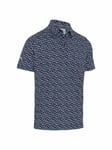 Callaway Mens All Over Birdie Print Shirt - Peacoat, Medium