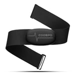 COOSPO Heart Rate Monitor Chest Strap H6M, Bluetooth ANT+ Heart Rate Monitor Chest Sensor with 400H Battery, HRM Works with Strava/Wahoo Fitness/Polar Beat/Peloton/Zwift/DDP Yoga App