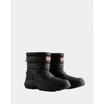 Hunter Intrepid Mens Short Snow Boots - Black - Size UK 12