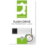 Q-Connect Black/Silver USB 3.0 High Performance 256GB Flash Drive