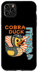 Coque pour iPhone 11 Pro Max Cobra Canard en caoutchouc Motif caneton japonais