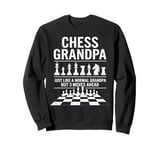 Chess Grandpa Like Normal Grandpa 3 Moves Ahead Chess Player Sweatshirt